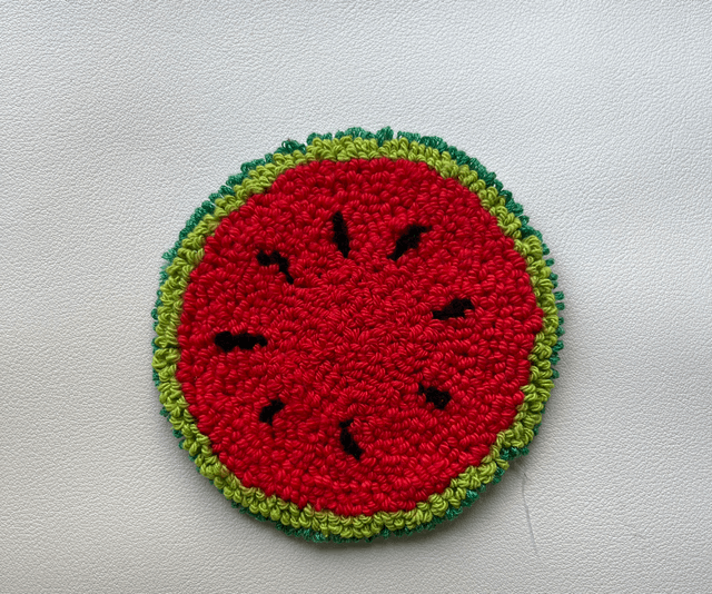Sous verre fruit 