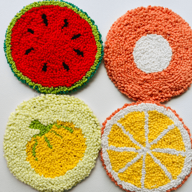 Sous verre fruit 